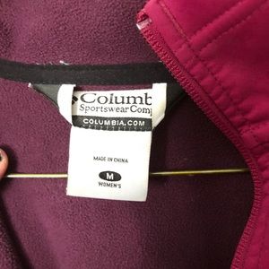Columbia soft shell jacket